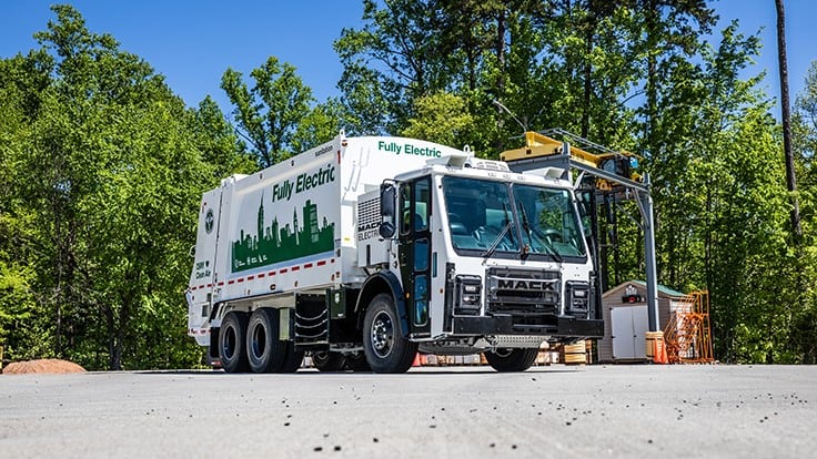 First Mack Trucks LR Electric model begins service with DSNY